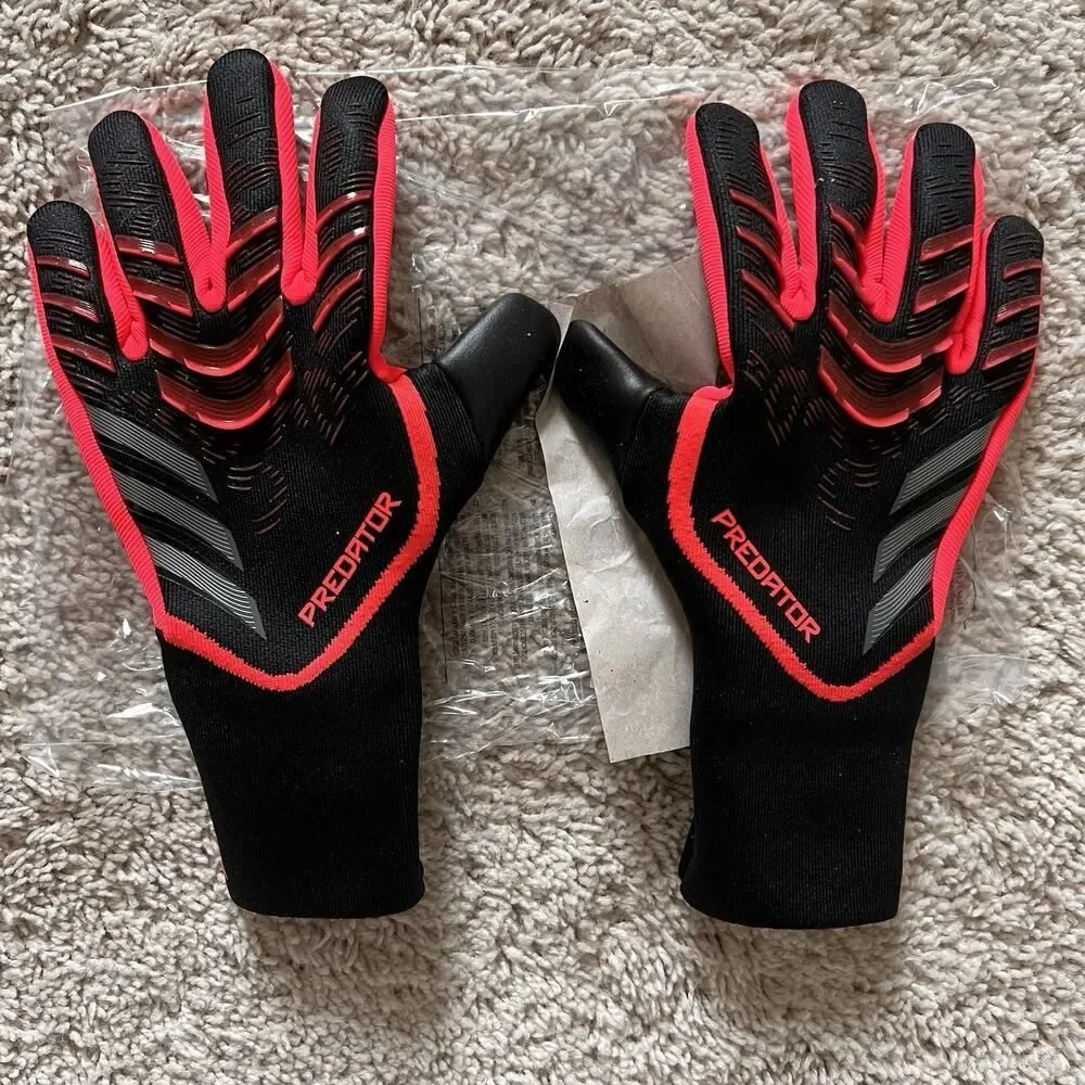 Adidas Predator PRO URG 2.0 Goalkeeper Goalie Gloves Red JF8900 Mens Size 7